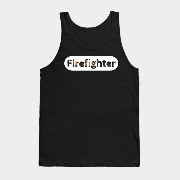 Firefighter Tank Top by artist369